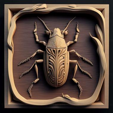 3D модель Penichrolucanus elongatus (STL)